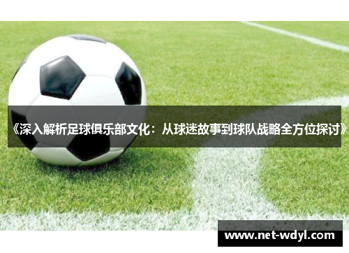 《深入解析足球俱乐部文化:从球迷故事到球队战略全方位探讨》 《深入解析足球俱乐部文化:从球迷故事到球队战略全方位探讨》
