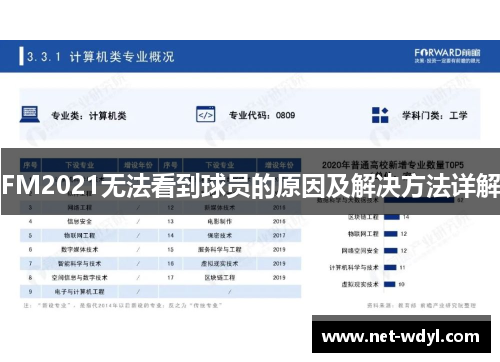 FM2021无法看到球员的原因及解决方法详解 FM2021无法看到球员的原因及解决方法详解